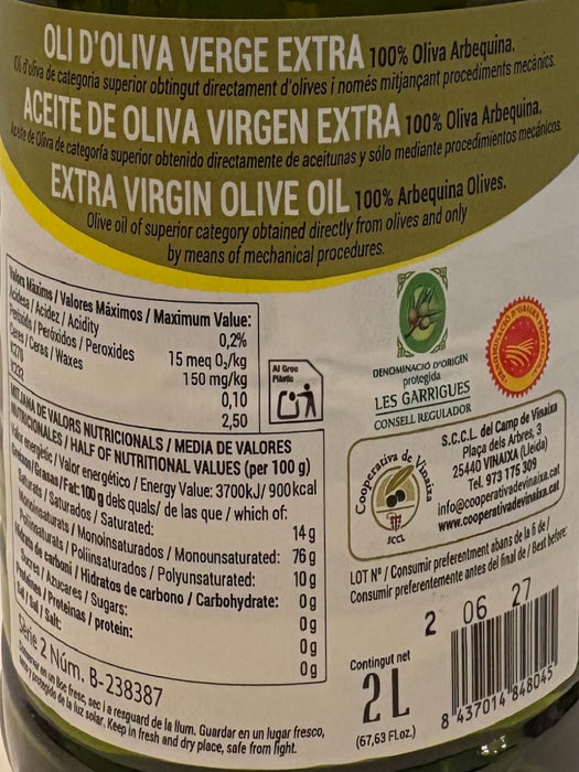 Extra Virgin Olive Oil - 2L (PET)